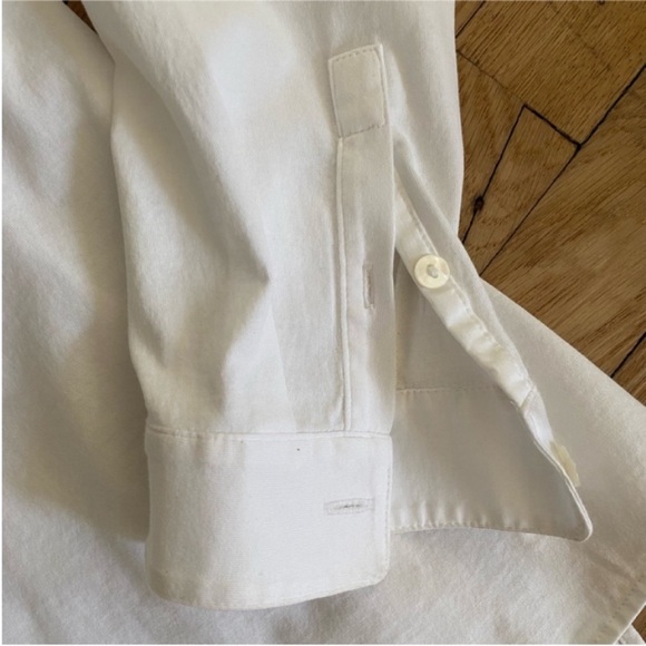 Theory White Blouse Size Small - Picture 6 of 11